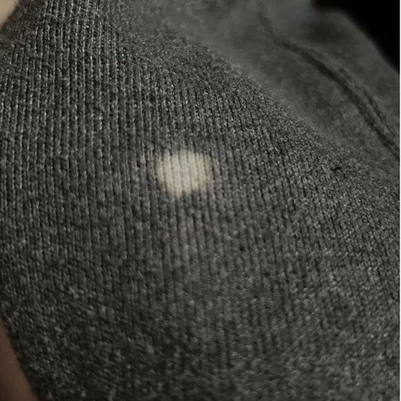 Carhartt Loose Fit Full Zip Black Hoodie Large Flaw On Hood - Picture 8 of 8